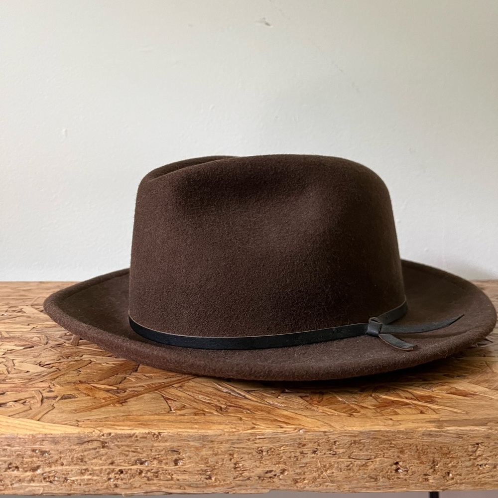 Yellow 108 Luke Fedora - Brown